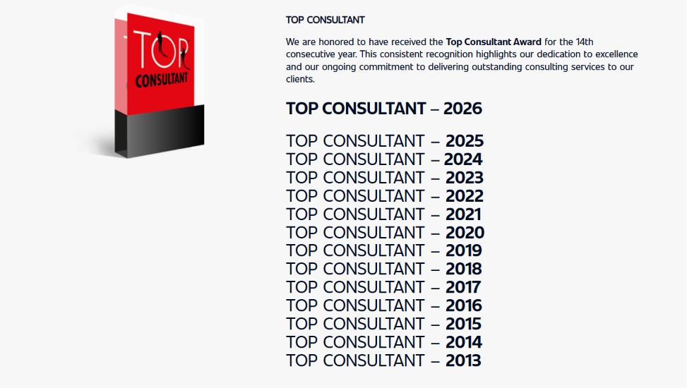 Korn Consult Group Top Consultant awards